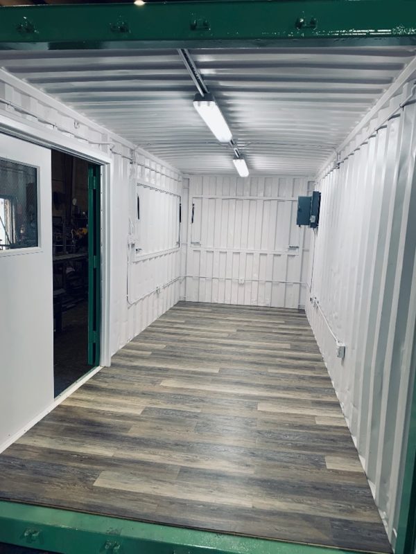20' Specialized Container Used for Mobile Concession/Vending with Gas Shock Awnings