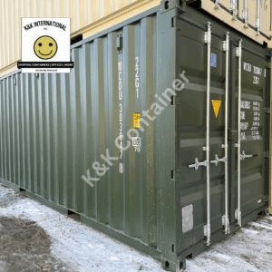 20'x8'x8'6 New, 1-Trip, RAL 6007 Bottle Green -A2950